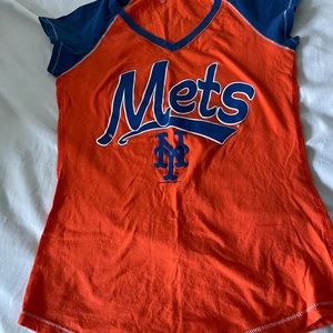 Ladies METS MLB tshirt sz L